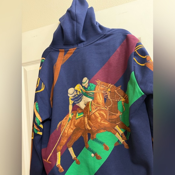 Ralph Lauren Polo - Equestrian Print Zip Hoodie - Picture 5 of 7